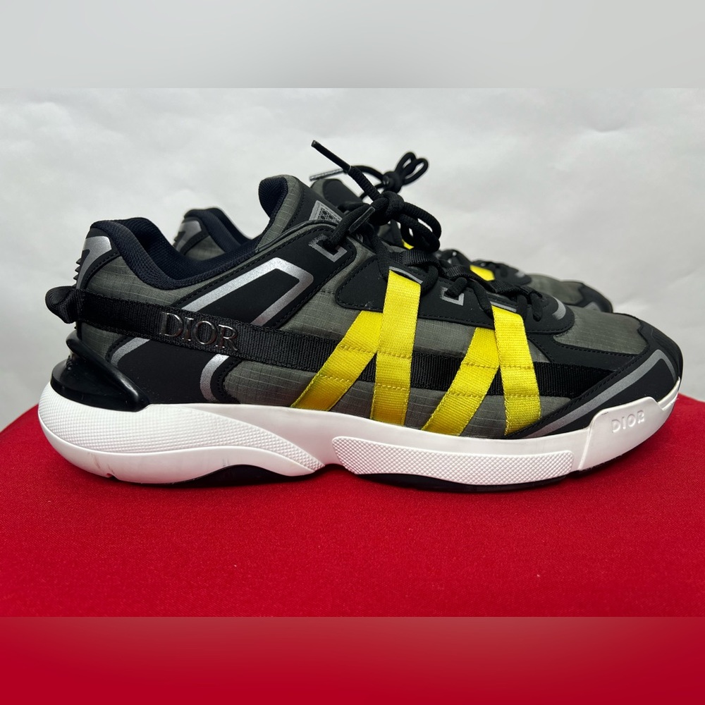 Christian Dior B24 RunTek Sneakers Yellow Black White